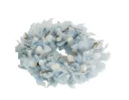 KRANS M PLUIMEN EN EIEREN 32X9 BLAUW