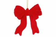 Hanger bow flocked rood 10x3x10