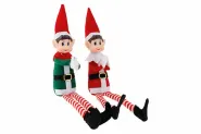 Figuur elf rood-groen h36 textiel