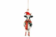 HANGER VINTAGE COW WIT-ZWART 4X1X11CM METAAL