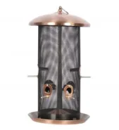 BNL Voedersilo metaal volledig gaas zwart/koper