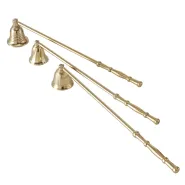 Candle extinguishers Joriz, 3 ass., Aluminium, L 30,00 cm, Champagne, Shiny aluminium champagne