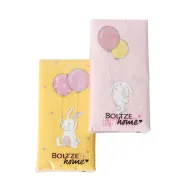 Bistro napkins Easy, 16 p., 2 ass., Single-colour, Motif, Rabbit, Balloon, Light rose, Yellow, Paper