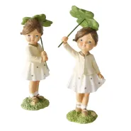 Figurine Princella , 2 ass., Girl, H 15,5 cm, Polyresin, Cream white polyresin cremewhite