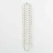 Memo holder Herz, H 52,00 cm, W 5,00 cm, Iron, Shabby iron white