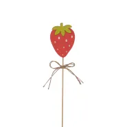 pick 'strawberry' plywood / sisal ca. 7 x 30cm H