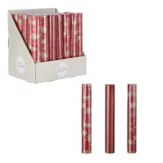 Tafelloper rood 3 assorti - l270xb29cm
