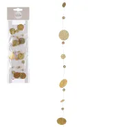 Slinger pailletes goud - l180cm
