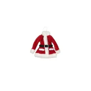 Ornament Kerstman jas rood - l15xb2,5xh12,5cm
