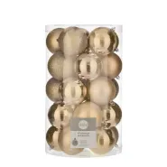 Bal onbreekbaar l.bruin 25 stuks - d8cm
