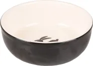 FL KNAAGDIER EETPOT KERAM NALA ZW/WT 13.3X13.3X4.6 400ML