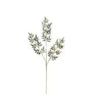 STEM GLITTER LITTLE LEAVES 78CM WHITE GOLD CHAMPAGNE