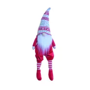 SANTA CLAUSE 40CM RED/GREY