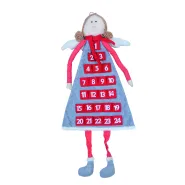 ANGEL CALENDER 103CM RED.GREY