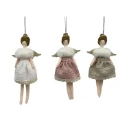 Hanger Girl 3ass. 22cm