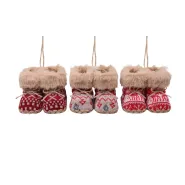 Hanger Xmas Boot 3ass.7cm