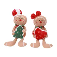 Deco Sitting Gingerbread 2ass.55cm