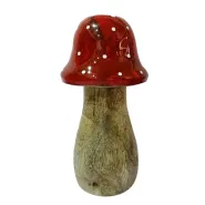 Deco Mushroom Wood 15cm