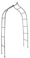 BARON GARDEN ARCH BOW BLACK 140X39X260