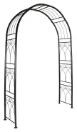 BARON GARDEN ARCH BOW BLACK 150X45X240