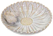 Village BirdBath Flower Pearl D28H6