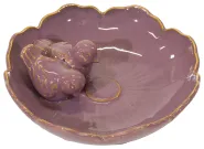 Village BirdBath Flower Lilac D23H6