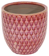 CAROL EGG POT PINK D18H17