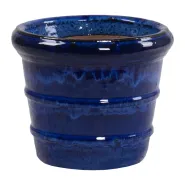 Glazed Donatello d22cm h18cm blue