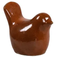 Deco vogel l38cm w21cm h32cm rust