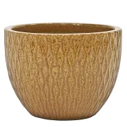 Glazed ronde pot d25cm h19cm rusty rebel