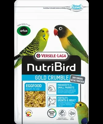 V.L. NutriBird Gold Crumble Parkieten & Kleine Papegaaien 1kg