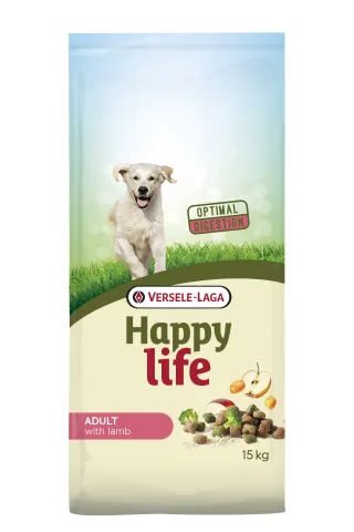 V.L. Happy life Adult met Lam 15kg