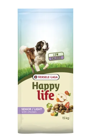 V.L. Happy life Senior / Light met Kip 15kg