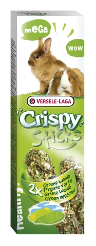 V.L. Crispy Mega Sticks Konijnen-Cavia's "Groene Weide" - 2 stuks 140g