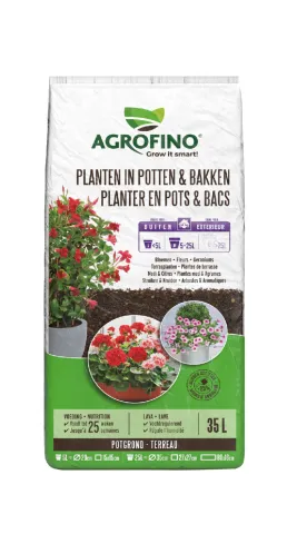 AGROFINO PG PLANTEN IN POTTEN EN BAKKEN 35L