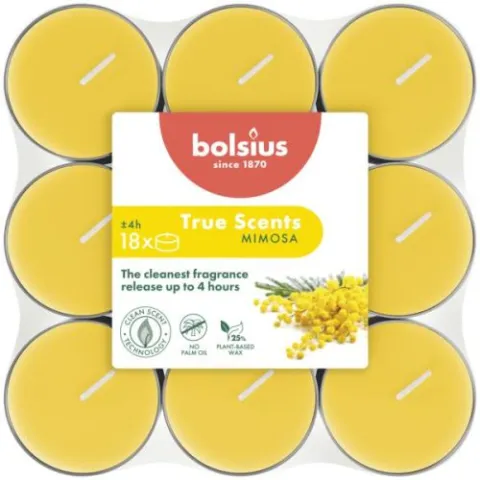 Bolsius Geur theelichten 4h pck18 MIM