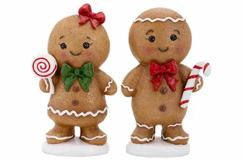 FIGUUR COOCKIE BRUIN 13X7X22CM RESIN