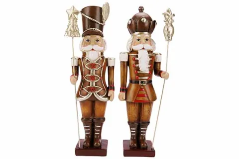 NOTENKRAKER BRUIN 10X9X31CM POLYRESIN