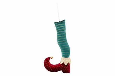 HANGER ELF LEGG BORDEAUX-GROEN 20X7X50CM TEXTIEL