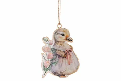 HANGER VINTAGE DUCK BEIGE 6.5X10 EMAILLE