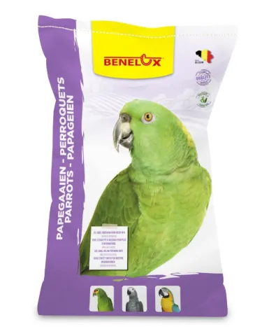 BNL PAPEGAAIVOER MET FRUIT 15KG