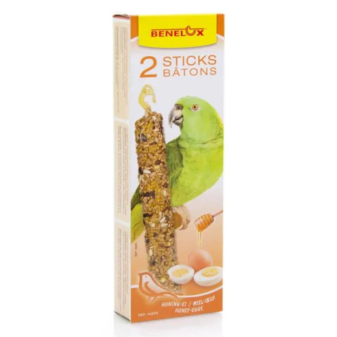 BNL STICKS XXL PAPEGAAI HONINH/EI 2ST