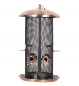 BNL Voedersilo metaal volledig gaas zwart/koper