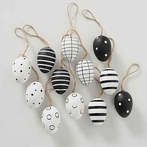 HANGER EGG KELSO 6P H6 BLACK/WHITE