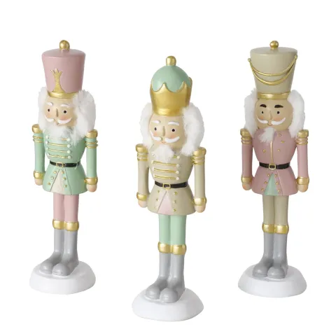 Figurine Archie, 3 ass., Nutcracker, H 20,00 cm, Polyresin, Beige, Gold polyresin colour-mix