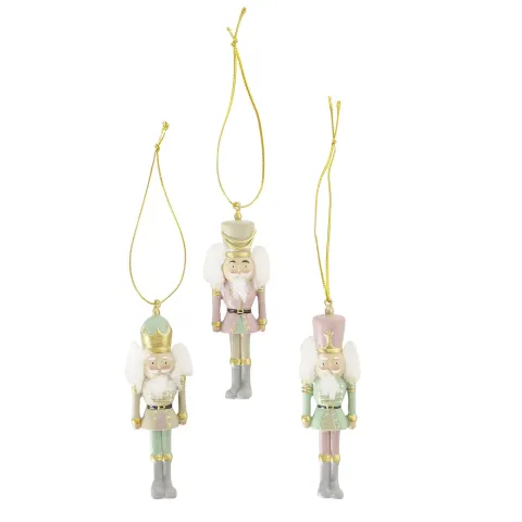 Hanging figurine Archie, 3 ass., Nutcracker, With hanger, H 10,00 cm, L 3,00 cm polyresin colour-mix