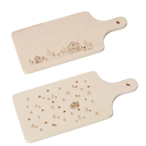 Chopping board Homewood, 2 ass., Beech (Fagus sylvatica), Single-colour, Motif, No, Natural tanoak n