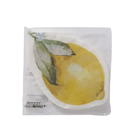 Napkins Capri, 12 p., Multi-coloured, Lemon, Green, Yellow, Paper paper colour-mix