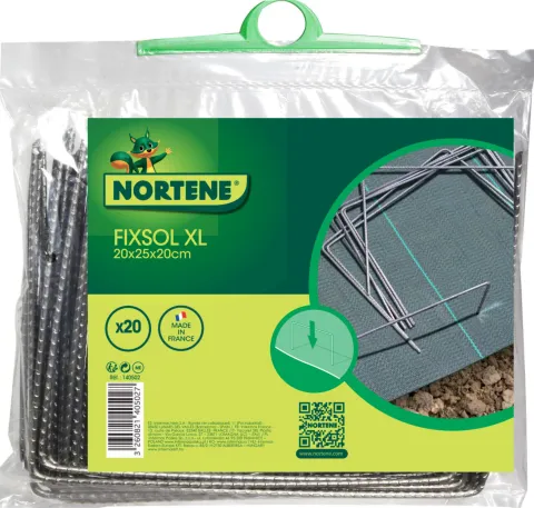 NORTENE FIXSOL XL 20 AGRAFES METALIQUES 20X25X20