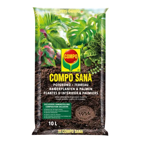 COMPO SANA POTGROND KAMERPLANTEN & PALMEN 10 L